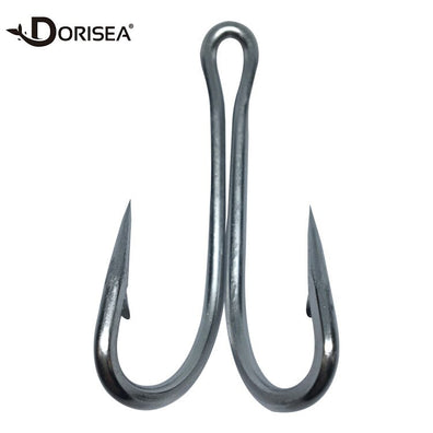Dorisea 10/20/50pcs 28# - 20# Double Frog Hook